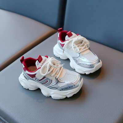 Keskmisest kuni suurest lastevõrgust mugavad ja kerged vabaajajalatsid, poistele ja tüdrukutele kevadised uued moodsad spordijalatsid