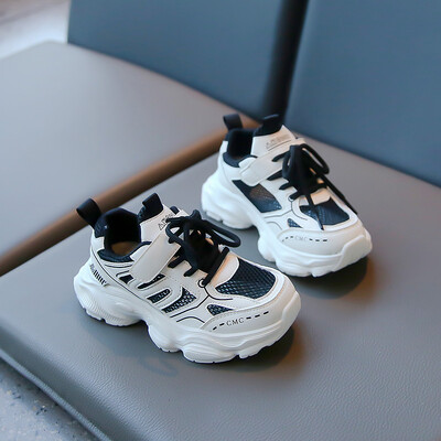 Keskmisest kuni suurest lastevõrgust mugavad ja kerged vabaajajalatsid, poistele ja tüdrukutele kevadised uued moodsad spordijalatsid