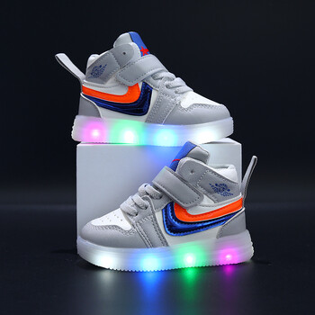 Baby Kids LED Light UP Trend Sneaker για μικρά αγόρια και κορίτσια Casual outdoor παπούτσια Βρεφικά Αντιολισθητικά παπούτσια περπάτημα με μαλακό κάτω μέρος