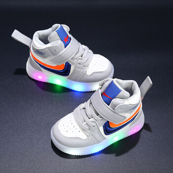 Baby Kids LED Light UP Trend Sneaker για μικρά αγόρια και κορίτσια Casual outdoor παπούτσια Βρεφικά Αντιολισθητικά παπούτσια περπάτημα με μαλακό κάτω μέρος