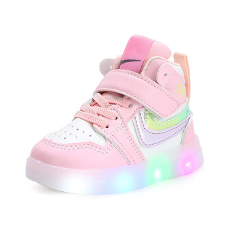 Baby Kids LED Light UP Trend Sneaker για μικρά αγόρια και κορίτσια Casual outdoor παπούτσια Βρεφικά Αντιολισθητικά παπούτσια περπάτημα με μαλακό κάτω μέρος