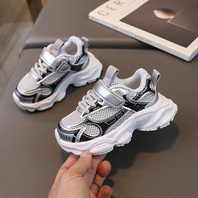 Adidași de primăvară pentru copii, pantofi de alergare respirabili, pantofi de baschet pentru băieți, fete, școală, pantofi sport anti-alunecare