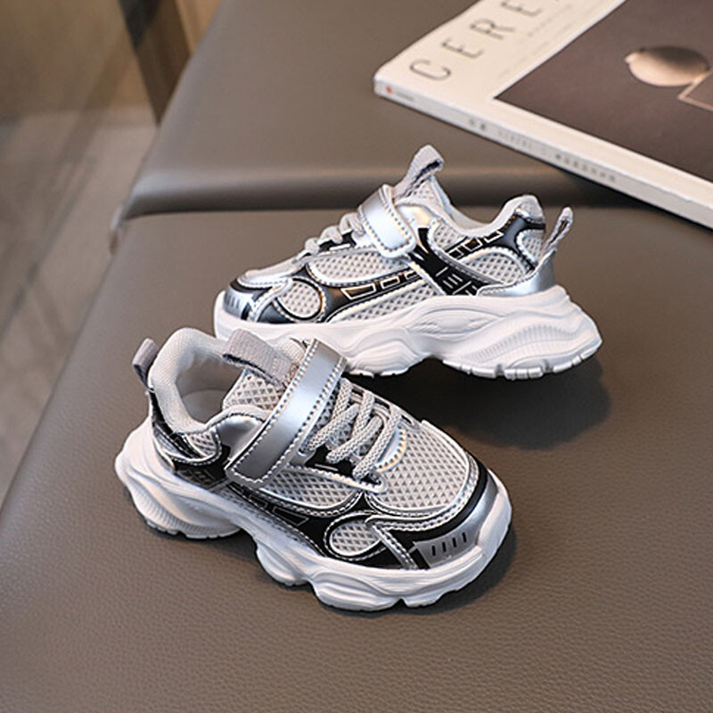 Adidași de primăvară pentru copii, pantofi de alergare respirabili, pantofi de baschet pentru băieți, fete, școală, pantofi sport anti-alunecare