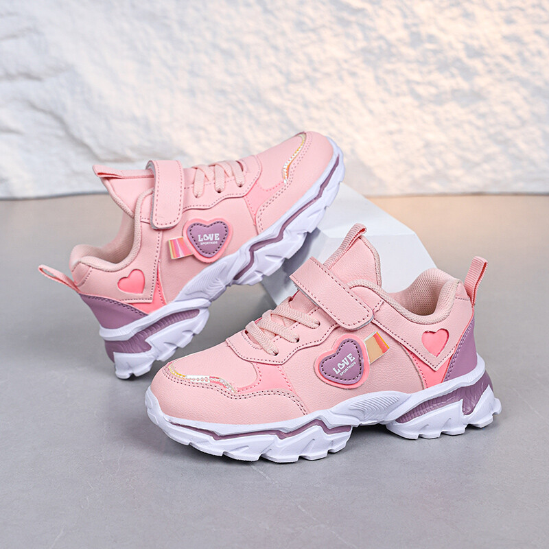 Tüdrukute sügis- ja talvespordijalatsid, libisemisvastane nahkkate, algklassiõpilaste kevadised välijalatsid, keskealised