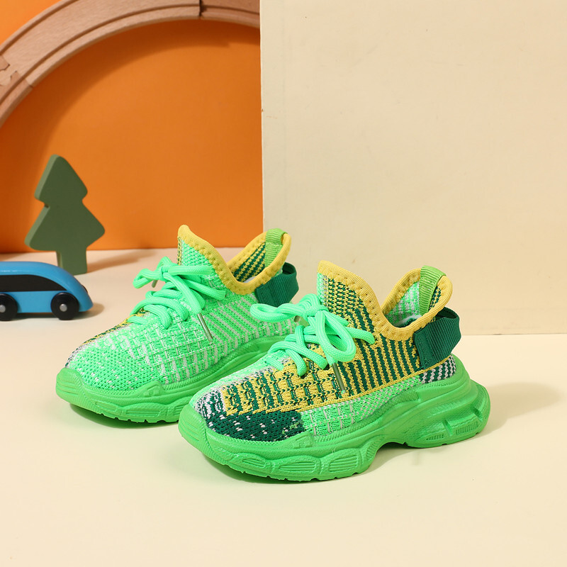 2024. aasta uued kevad-/sügisjalatsid Unisex väikelaste poistele, tüdrukutele, tossud, pehme tallaga võrkkangast hingavad moodsad vabaajajalatsid lastele