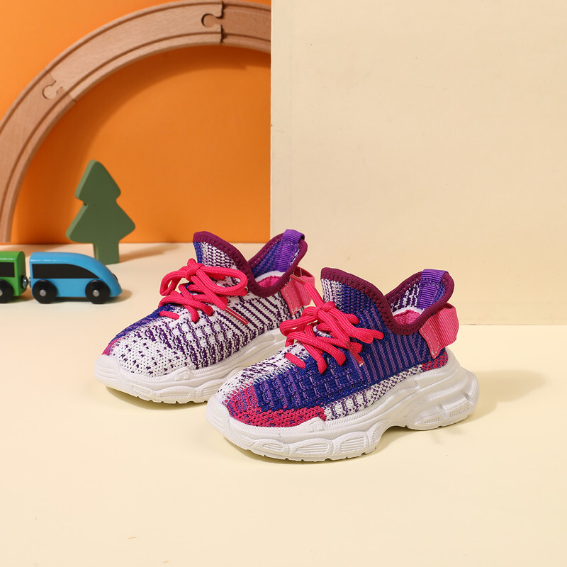 2024. aasta uued kevad-/sügisjalatsid Unisex väikelaste poistele, tüdrukutele, tossud, pehme tallaga võrkkangast hingavad moodsad vabaajajalatsid lastele
