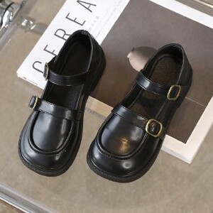 Tüdrukute 2024. aasta kevadised, hingavad ühekordsed lastekingad, pehme tallaga kerged printsessi Korea tüdrukute nahast kingad