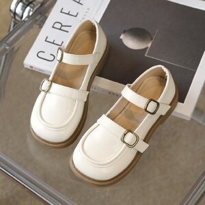 Tüdrukute 2024. aasta kevadised, hingavad ühekordsed lastekingad, pehme tallaga kerged printsessi Korea tüdrukute nahast kingad