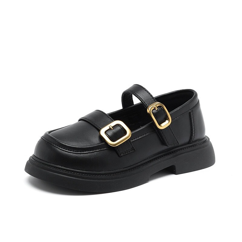 Tüdrukute 2024. aasta kevadised, hingavad ühekordsed lastekingad, pehme tallaga kerged printsessi Korea tüdrukute nahast kingad