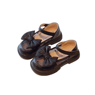 Suvised sügisesed laste nahast kingad Armsad vibuvõrgust hingavad tüdrukute printsessikingad pehme põhjaga