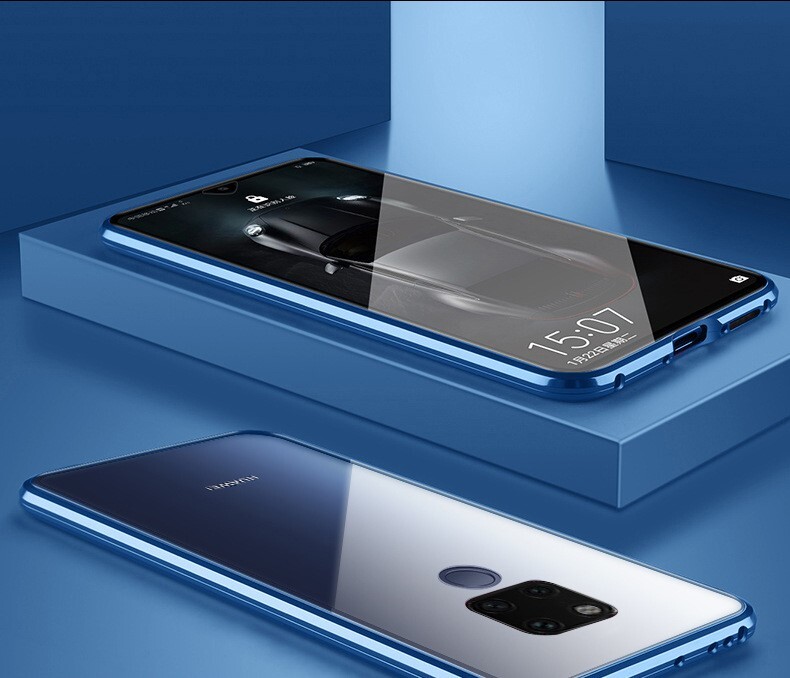 Mobiiltelefoni ümbris Huawei P40pro Magneto kahepoolne klaasist mate30 magnetümbris, mis sobib Honor 20 8X kaitsekattega