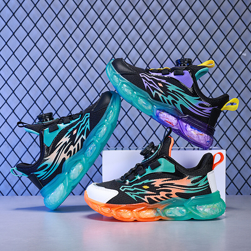 Laste tossud poistele Võrgusilmast hingav padi Jooksuspordijalatsid Laste tudeng Vabaaja korvpallijalatsid libisemisvastased