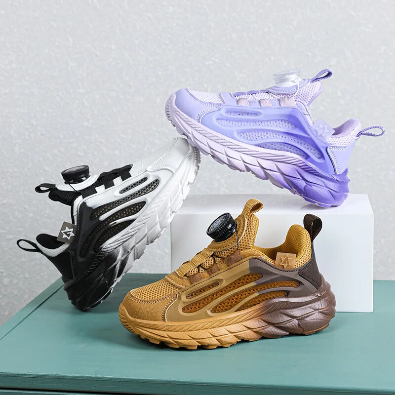 Ljetne prozračne mrežaste sportske cipele za dječake 2024. Novi stil Ležerne tenisice za trčanje Mekani potplat Lagane dječje tenisice