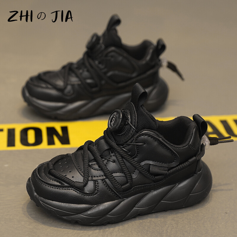 Sügisel talvel populaarne pöörleva pandlaga lastejalatsid Nahast hingavad kerged jooksujalatsid vabaaja moodsad tossud