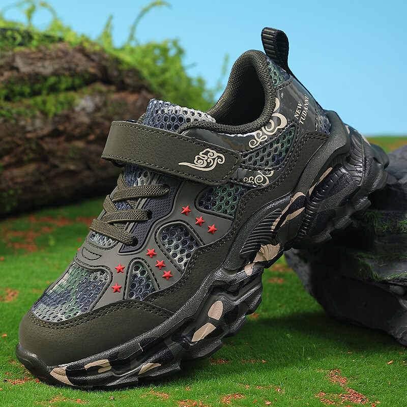 Suvised laste tossud Laste võrgust õõnsad hingavad jalanõud poistele tüdrukutele spordijooksu sandaalid lastele õues väikelaste beebijalatsid