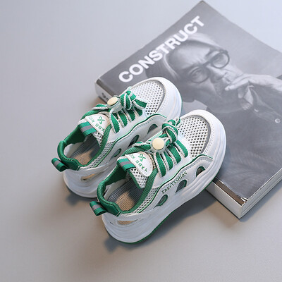 Suvised laste võrktossud lahedad beebile hingavad sandaalid poistele libisemisvastased spordijalatsid Tüdrukutele õõnsad rannasandaalid