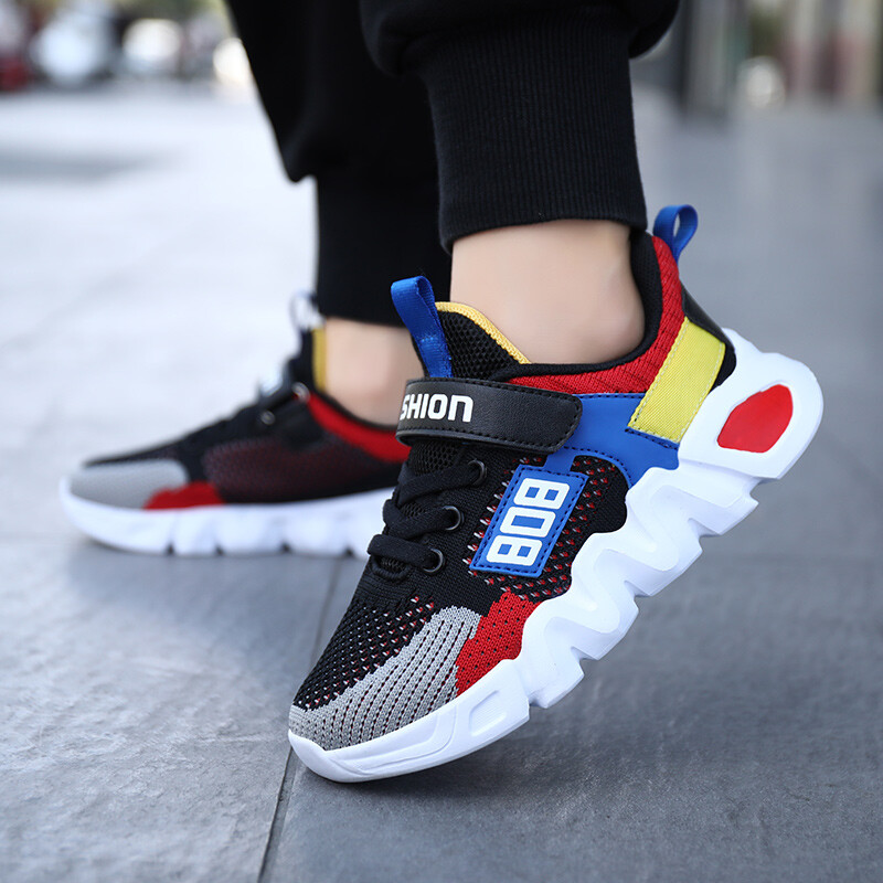 Laste spordijalatsid poistele Tasuta kohaletoimetamine libisemiskindlad tossud, mis kannavad kergeid vabaaja laste tenniseid