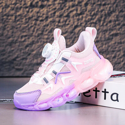 Pantofi pentru copii noi, pentru băieți mari, pantofi de școală de modă, dimensiune ușoară 28-39# Negru/gri 6-7-8-9-10-11-12