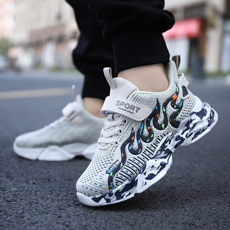 Детски маратонки за деца Модни леки обувки за тенис против приплъзване Безплатна доставка Мрежести удобни обувки за бягане за момчета