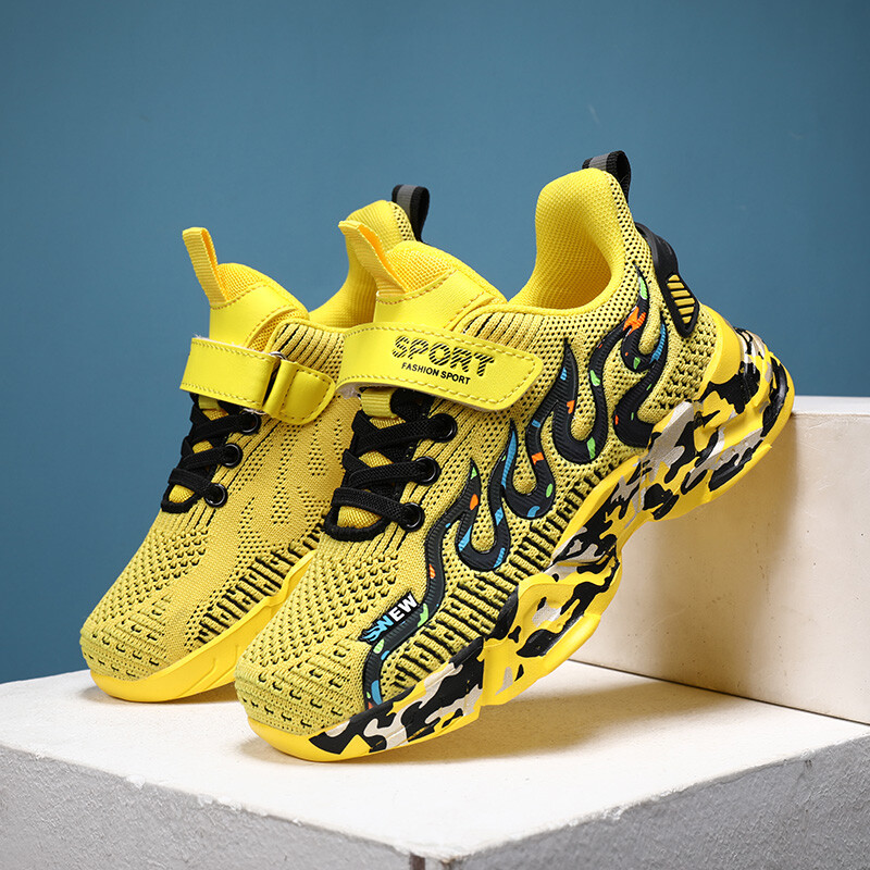 Детски маратонки за деца Модни леки обувки за тенис против приплъзване Безплатна доставка Мрежести удобни обувки за бягане за момчета