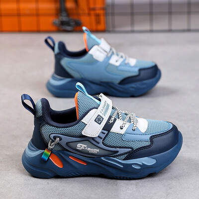 Παιδικά αθλητικά παπούτσια αγοριού 2 έως 12 ετών Καλοκαιρινό φθινόπωρο Παιδικά περιστασιακά αθλητικά παπούτσια τρεξίματος που αναπνέουν για νεανικά παπούτσια