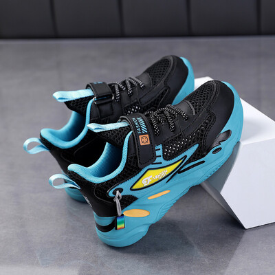 Παιδικά αθλητικά παπούτσια αγοριού 2 έως 12 ετών Καλοκαιρινό φθινόπωρο Παιδικά περιστασιακά αθλητικά παπούτσια τρεξίματος που αναπνέουν για νεανικά παπούτσια