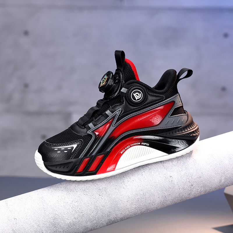 Pantofi pentru copii Pantofi pentru băiat Pantofi de lux cu talpă din cauciuc Pantofi de baschet pentru copii de lux 4 până la 12 ani Pantofi de tenis sport de toamnă pentru băiat