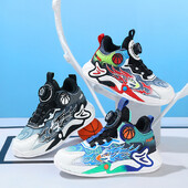 Dječje košarkaške tenisice Tenisice za trening na terenu za sportove na otvorenom 2023 Nove noćne prozirne dječje košarkaške čizme za dječake