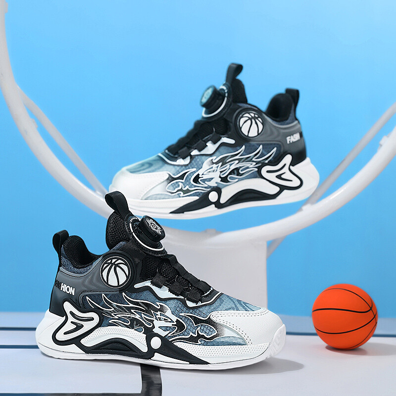Dječje košarkaške tenisice Tenisice za trening na terenu za sportove na otvorenom 2023 Nove noćne prozirne dječje košarkaške čizme za dječake