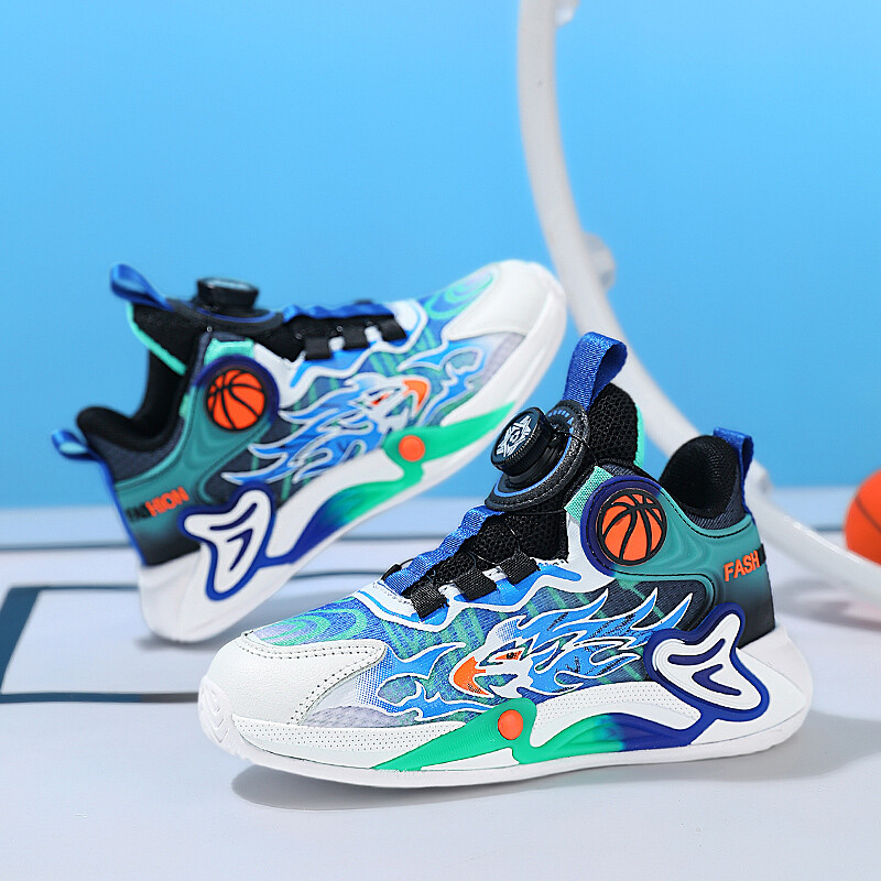 Dječje košarkaške tenisice Tenisice za trening na terenu za sportove na otvorenom 2023 Nove noćne prozirne dječje košarkaške čizme za dječake