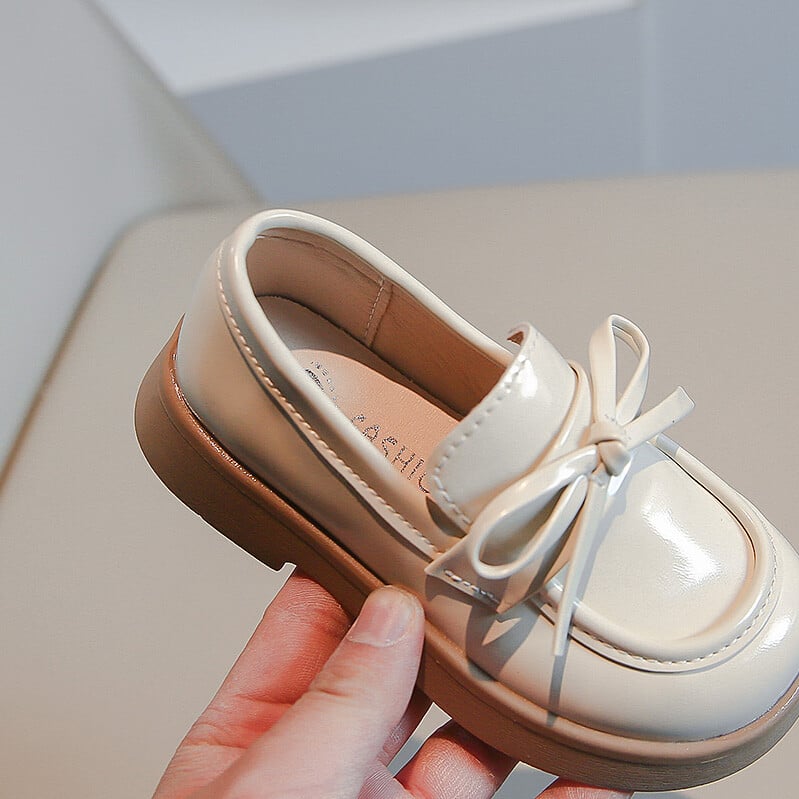 Pantofi din piele pentru copii la modă nouă, primăvară, toamnă, versatil, pantofi negri pentru școală, pentru petrecere, nuntă, cauciuc pentru copii, mocasini prințesă