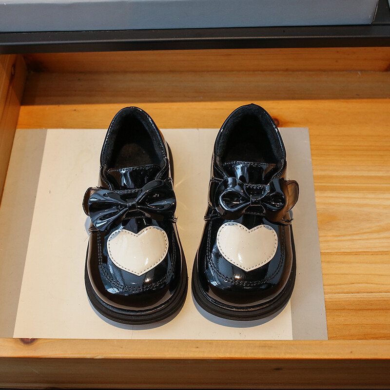 Dječje kožne cipele, zimske, neklizajuće, tople, dječje pamučne cipele, modne mašne, jednostruke cipele za vjenčanja, princeze za djevojčice