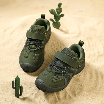 Παιδικά Casual Army Green Boys Παπούτσια Breathable Mesh Αθλητικά Παπούτσια Καλοκαιρινά Μαθητικά Παιδικά Αθλητικά Παπούτσια