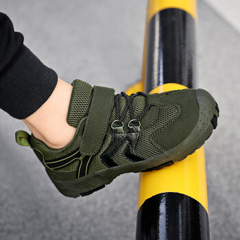 Παιδικά Casual Army Green Boys Παπούτσια Breathable Mesh Αθλητικά Παπούτσια Καλοκαιρινά Μαθητικά Παιδικά Αθλητικά Παπούτσια