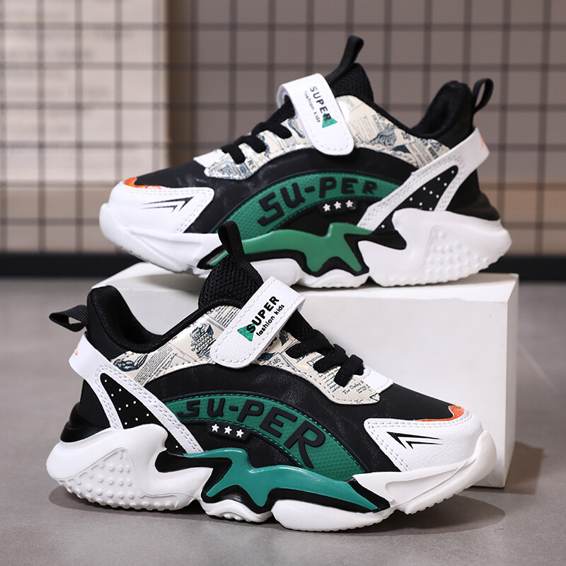 Dječja modna sportska obuća Kožna sportska obuća za dječake i djevojčice Dječja obuća za sport i slobodno vrijeme Maksimalna veličina 39