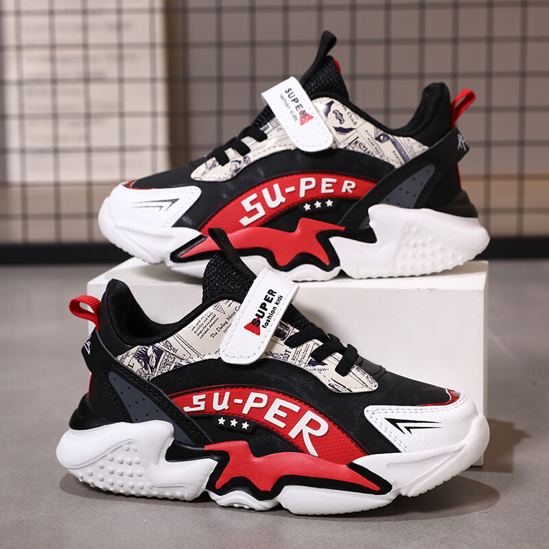 Dječja modna sportska obuća Kožna sportska obuća za dječake i djevojčice Dječja obuća za sport i slobodno vrijeme Maksimalna veličina 39