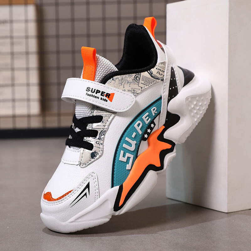 Dječja modna sportska obuća Kožna sportska obuća za dječake i djevojčice Dječja obuća za sport i slobodno vrijeme Maksimalna veličina 39