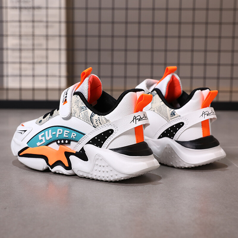 Dječja modna sportska obuća Kožna sportska obuća za dječake i djevojčice Dječja obuća za sport i slobodno vrijeme Maksimalna veličina 39