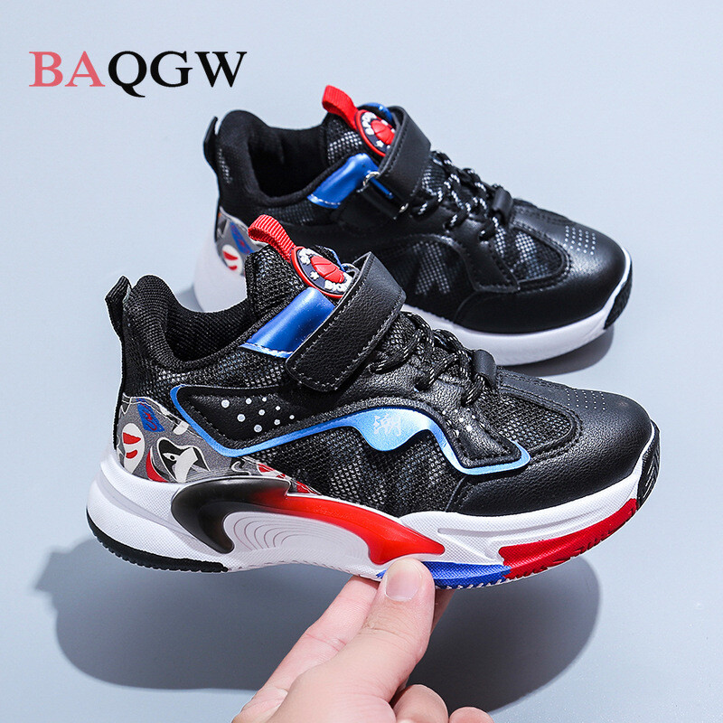 Laste tossud Spordijalatsid poistele Kerged Mugavad Poiste Moodsad Laste vabaaja võrkkangast hingavad libisemisvastased korvikingad