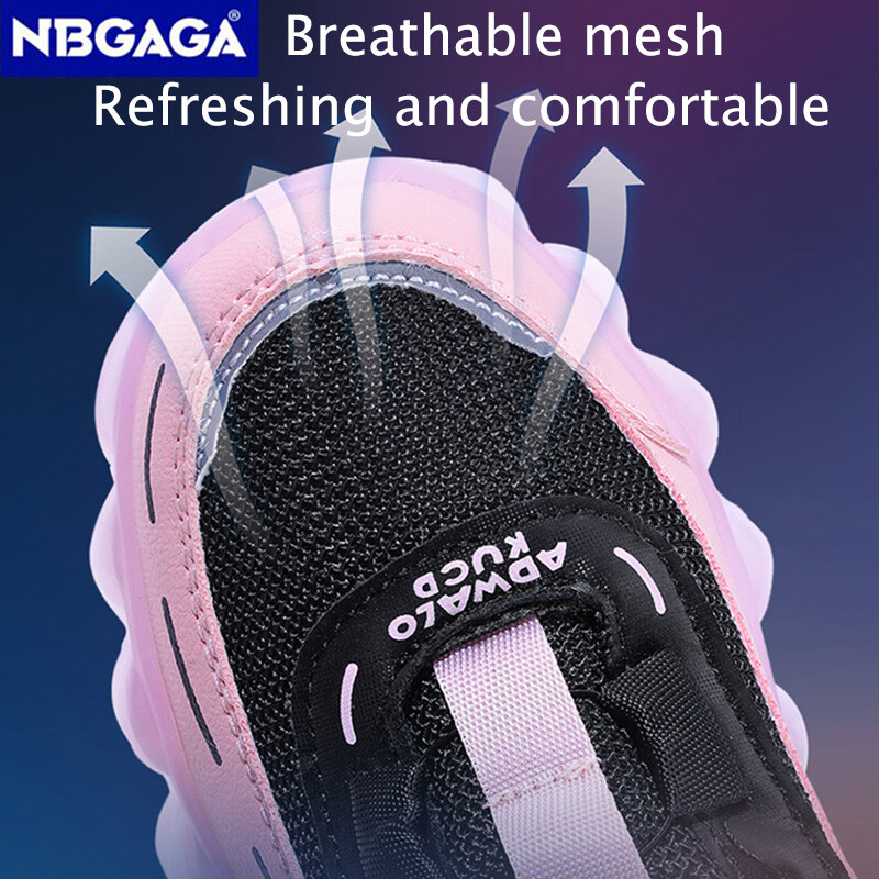 Uued libisemisvastased Breathabler laste tossud poistele Tüdrukutele Laste vabaajajalatsid Pöörleva pandlaga disainiga välispordijalatsid