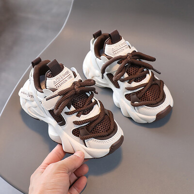 2024. aasta uued tüdrukute moed, paksu tallaga, libisemiskindlad vabaaja tossud, pehmed lastele mõeldud hingavast võrgust ülemised spordijalatsid poistele