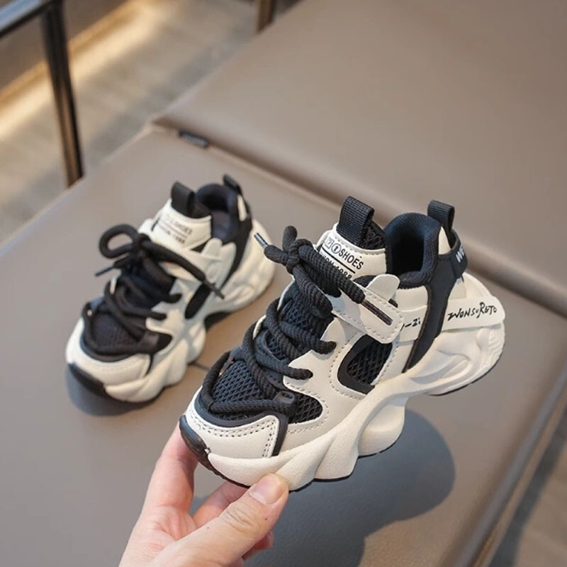 2024. aasta uued tüdrukute moed, paksu tallaga, libisemiskindlad vabaaja tossud, pehmed lastele mõeldud hingavast võrgust ülemised spordijalatsid poistele