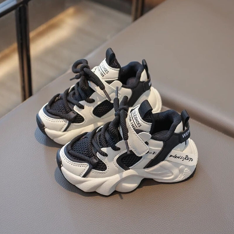 2024. aasta uued tüdrukute moed, paksu tallaga, libisemiskindlad vabaaja tossud, pehmed lastele mõeldud hingavast võrgust ülemised spordijalatsid poistele