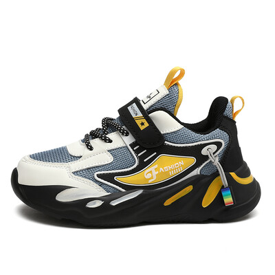 Lastepoiste moetrend vabaaja tossud libisemiskindlad laste spordijalatsid hingav võrk, mugav kanda