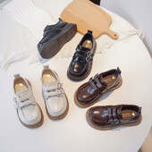 Laste ühevärvilised nahast kingad Kevad Uus Suurbritannia Poiste vormirõivad Koolijalatsid Lihtne vabaaja Lihtne Lapsed Moodsad Tüdrukud PU