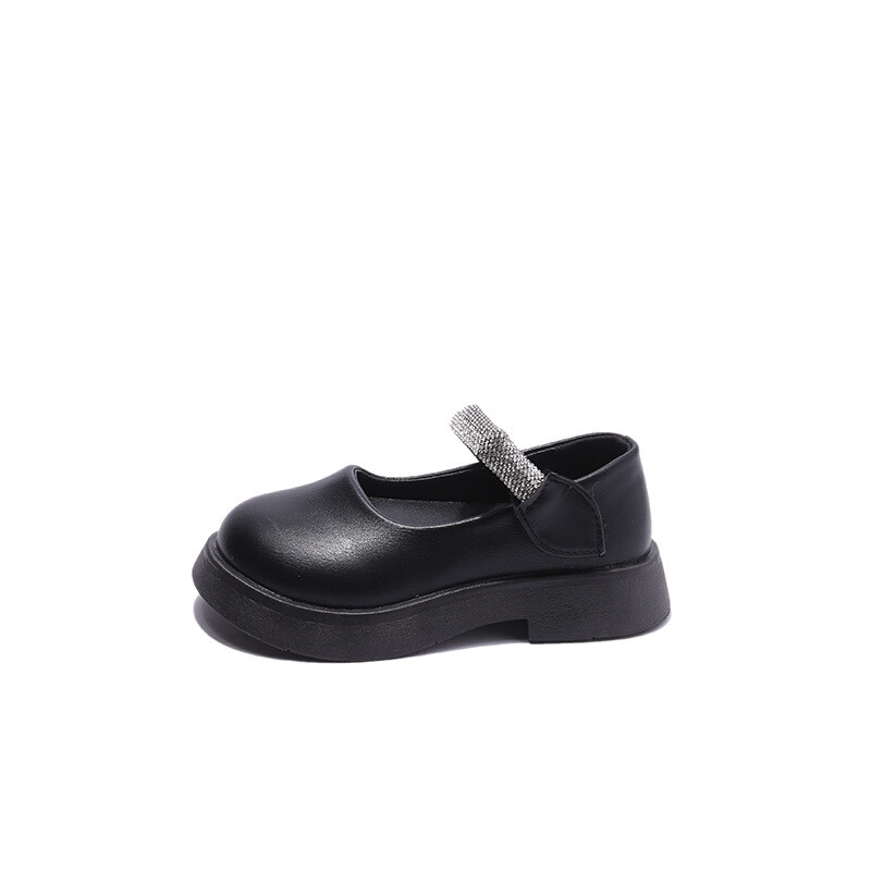 Tüdrukute printsessikingad Sügis Uued Laste Pehme Tald Mood Rhinestonest Nahast kingad Koolipidu Pulmad Lastejalatsid J122