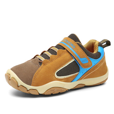 Пролетни есенни кожени детски обувки Водоустойчиви детски маратонки Дишащи спортни обувки за момичета и момчета Маратонки за открито