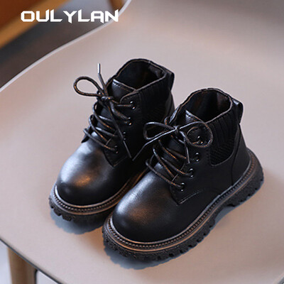 Lastejalatsid Lühikesed pahkluudega lumesaapad Laste spordisaapad poistele tüdrukutele Mood Pehmed, soojad väikelaste saapad, suurus 21-30