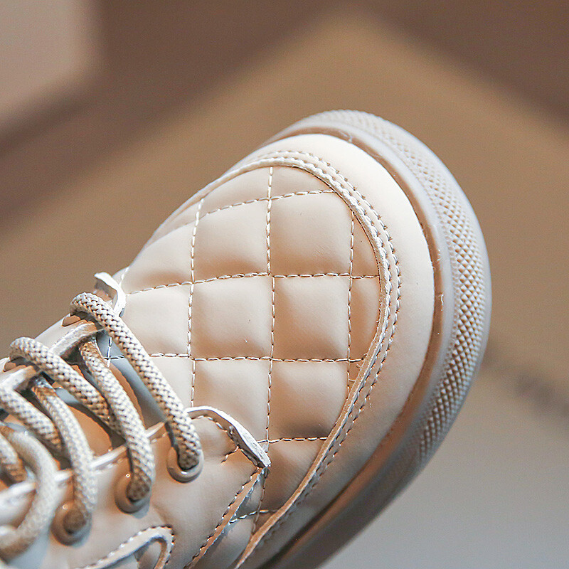 Lastele Soojad Lühikesed Saapad Talvised Poisid Ilusad Briti Stiilis Saapad Tüdrukutele Moodsad puuvillased jalanõud Laste Veekindlad Soojad Talvekingad