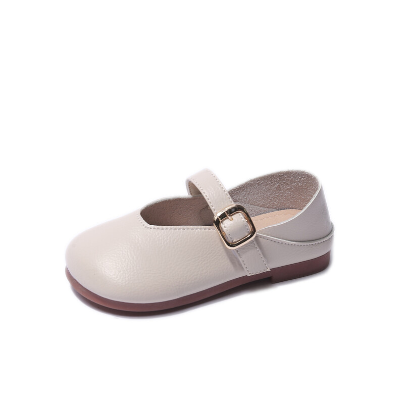 Valge Pruun Must Tüdrukute Nahast Kingad Lapsed Printsessikingad Pehme põhjaga Vaba aeg Üksikjalatsid Lastejalatsid